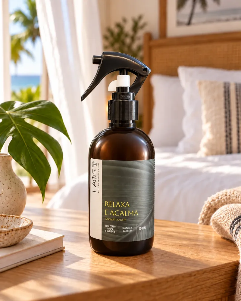 Home spray Relaxa e Acalma num ambiente de casa