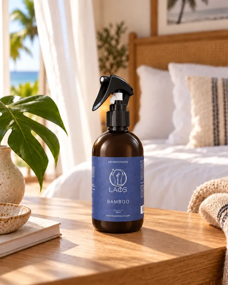 Home spray Bamboo num ambiente de casa
