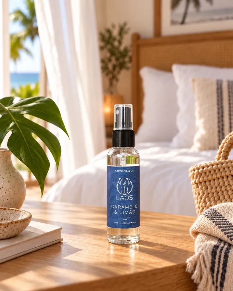 Home spray 60 ml num ambiente de casa