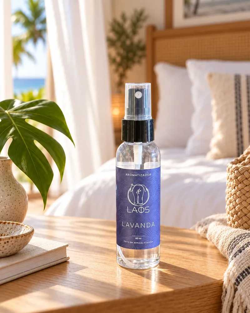 Spray Lavanda 60 ml num ambiente de casa