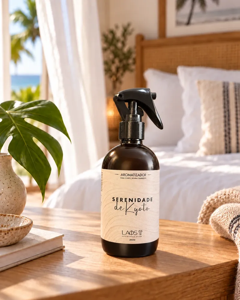 Home spray Serenidade de Kyoto num ambiente de casa