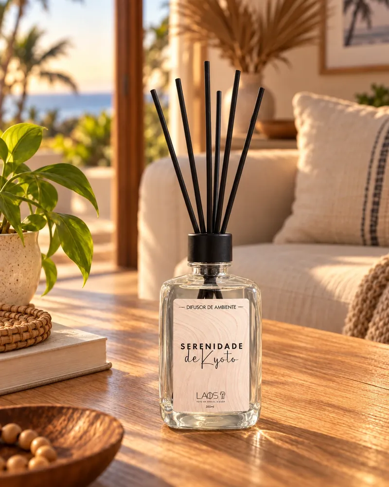 Difusor Serenidade de Kyoto num ambiente de casa