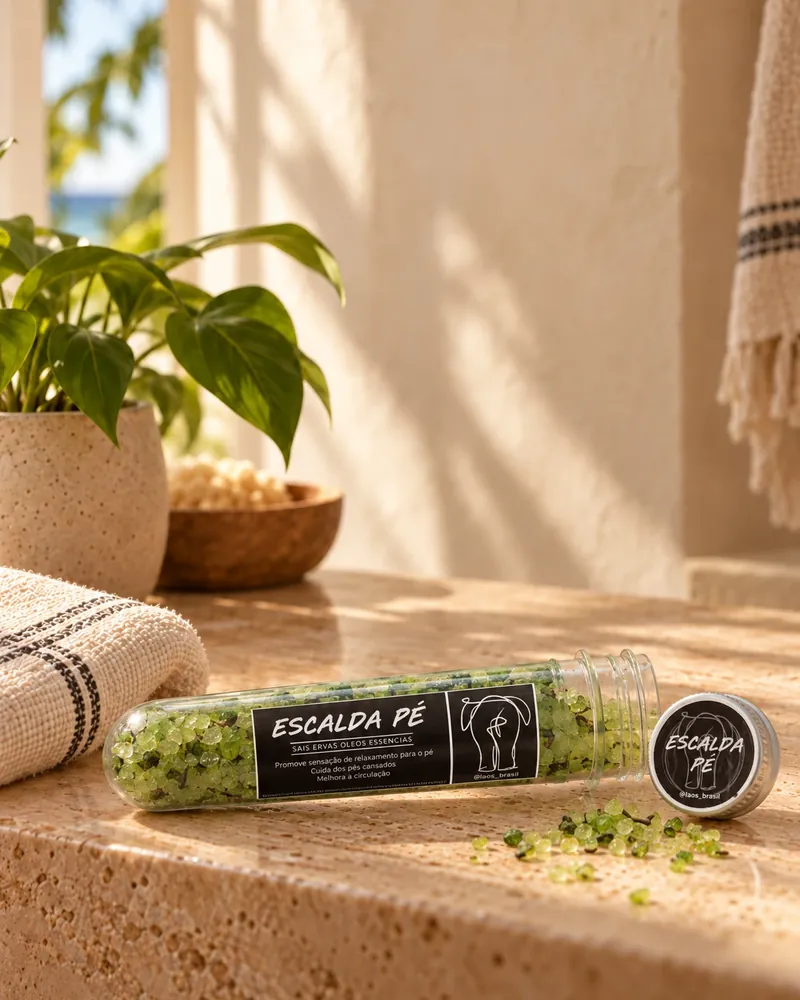 Escalda-Pés num ambiente de casa