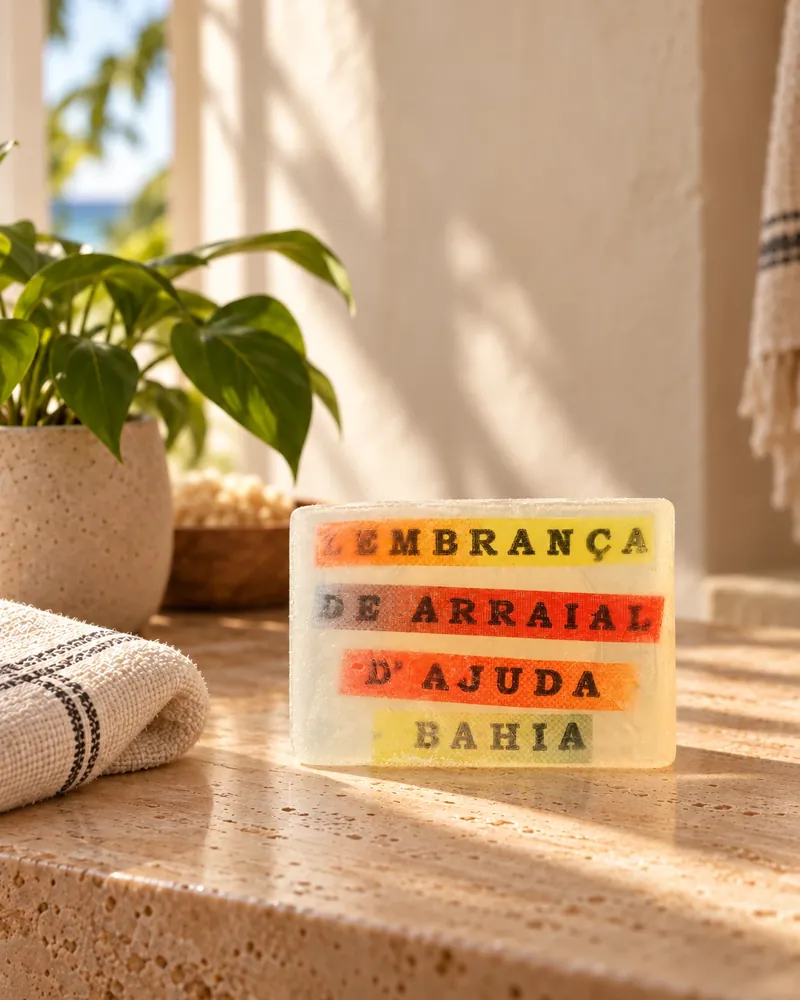 Sabonete de Laranja num ambiente de casa