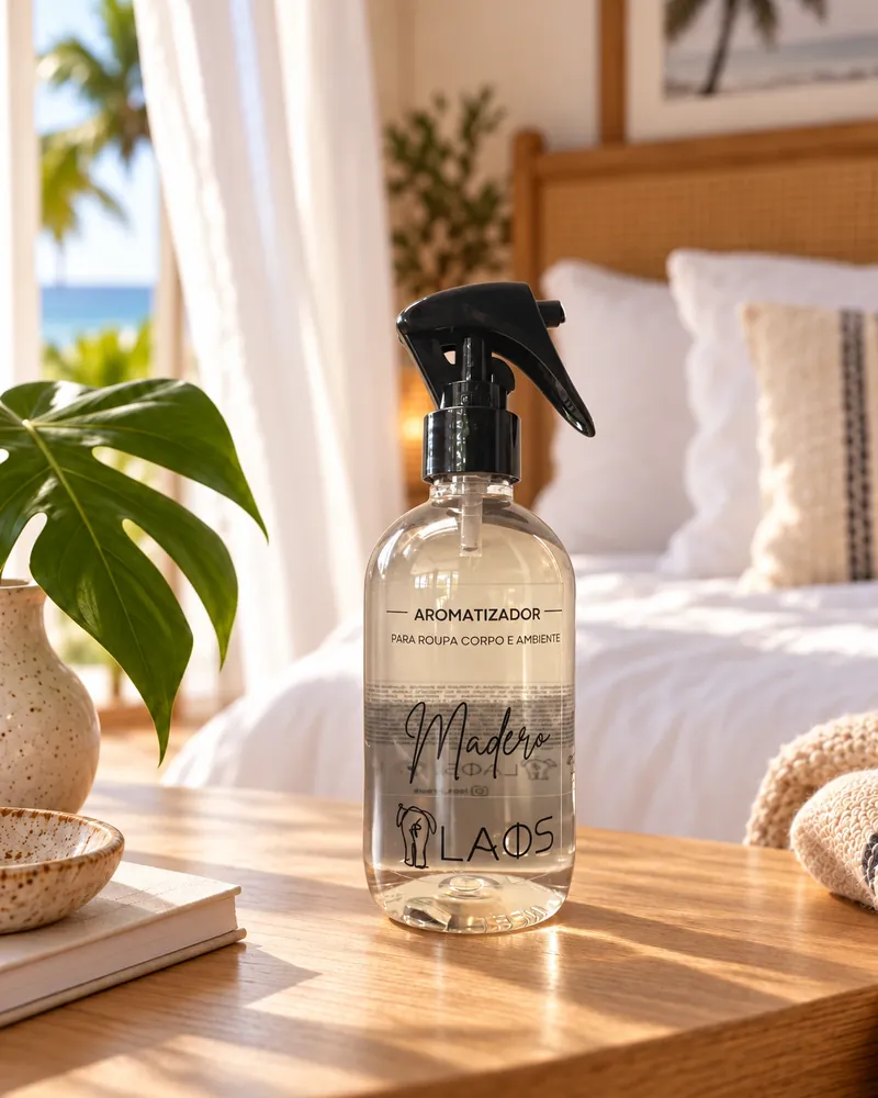 Home spray Madero num ambiente de casa