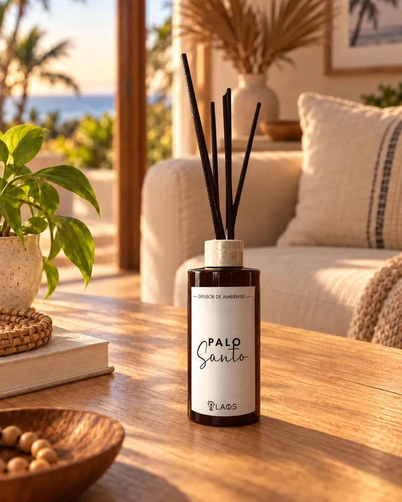 Palo Santo Difusor num ambiente de casa