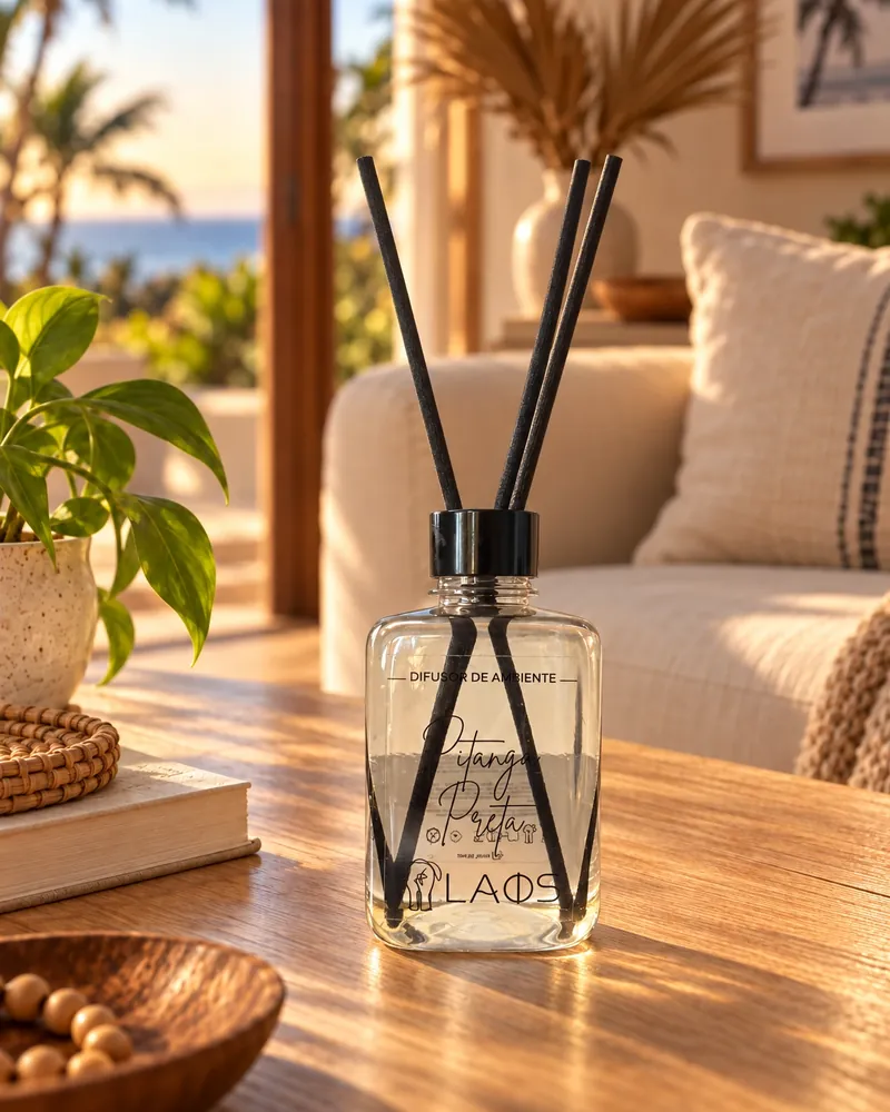 Pitanga Preta Difusor num ambiente de casa
